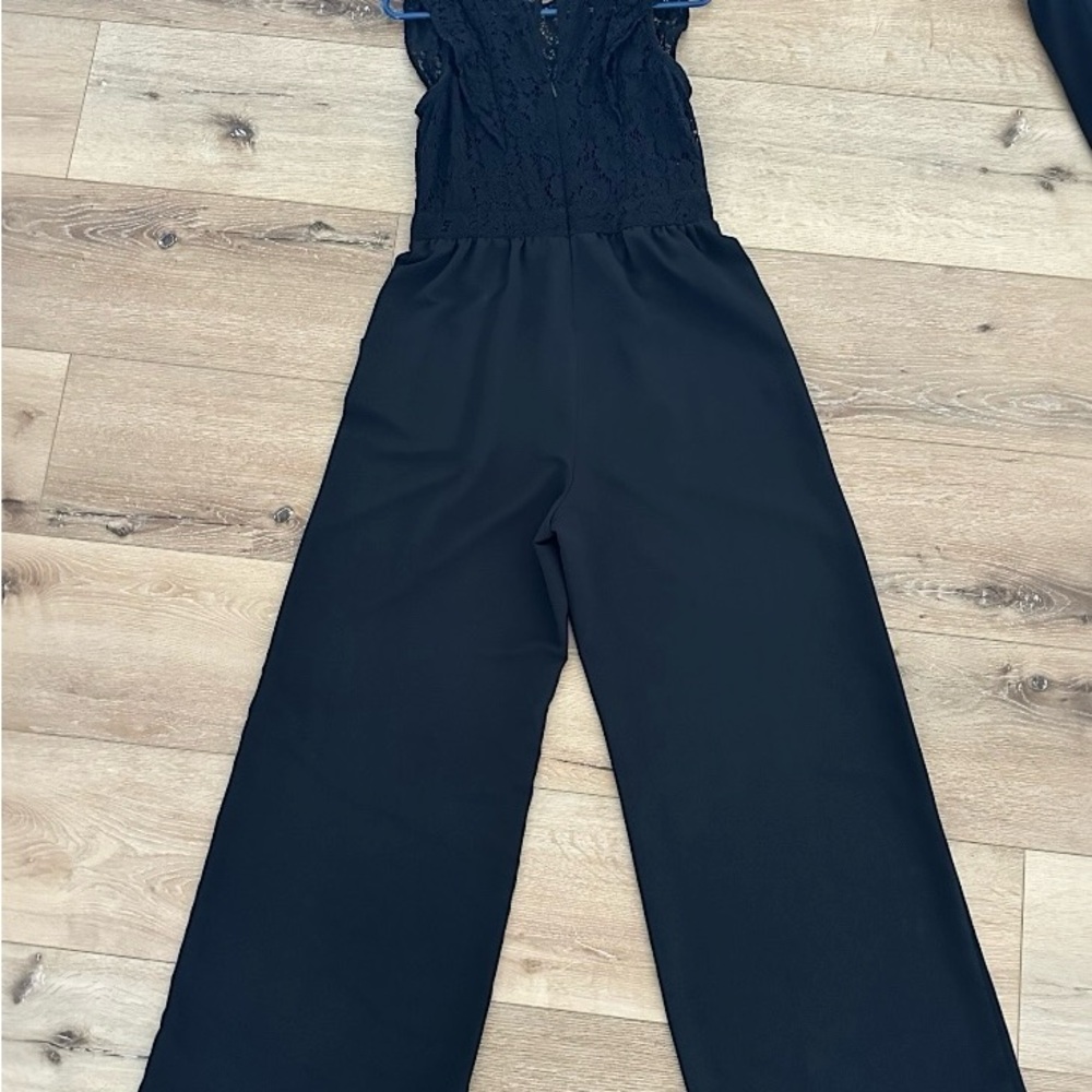 Black Lace Jumpsuit
